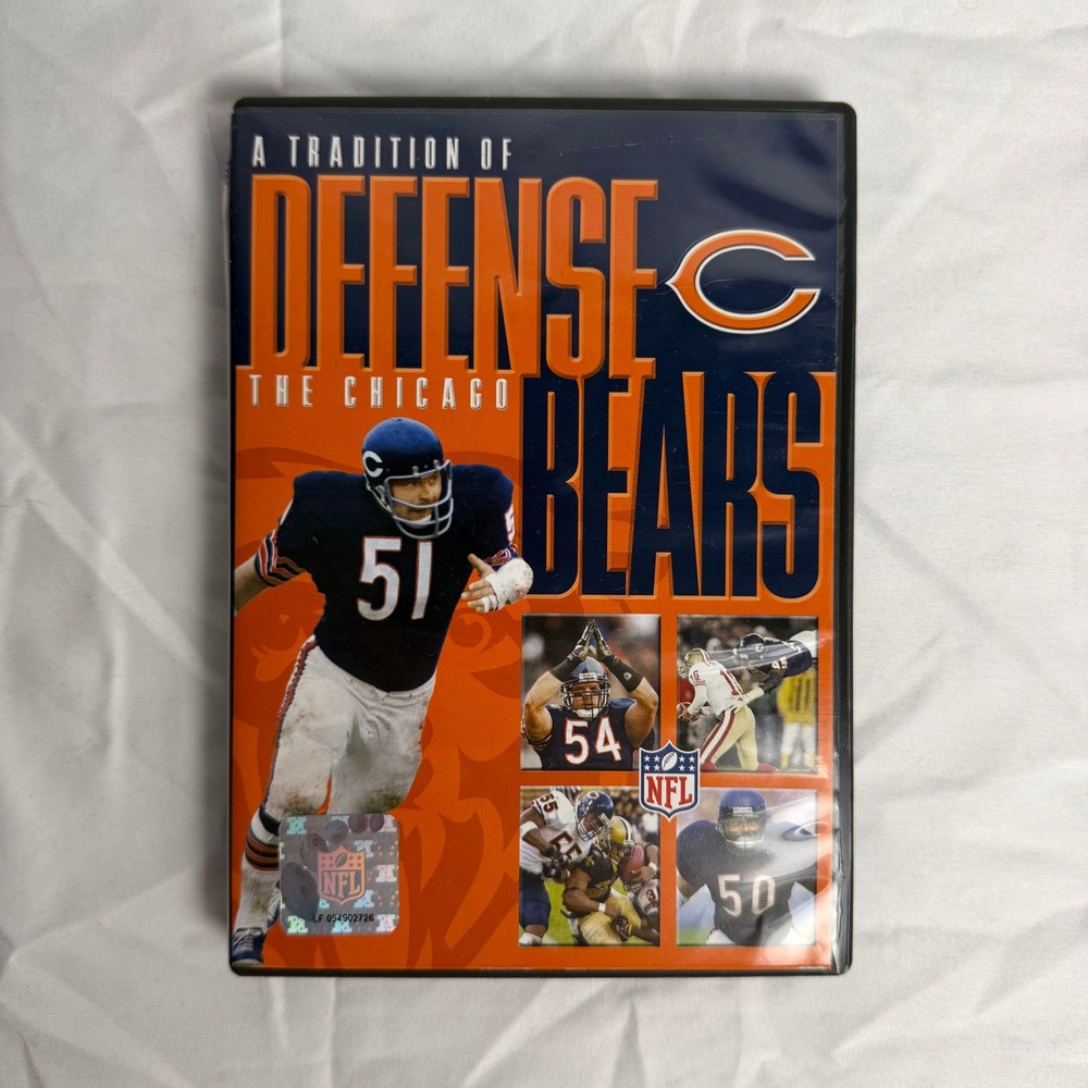 2009 NFL Chicago Bears A Tradition of Defense DVD Set Orange Navy Sports History